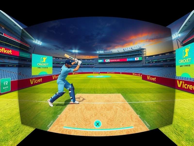 VR Cricket Super Catcher batting interface