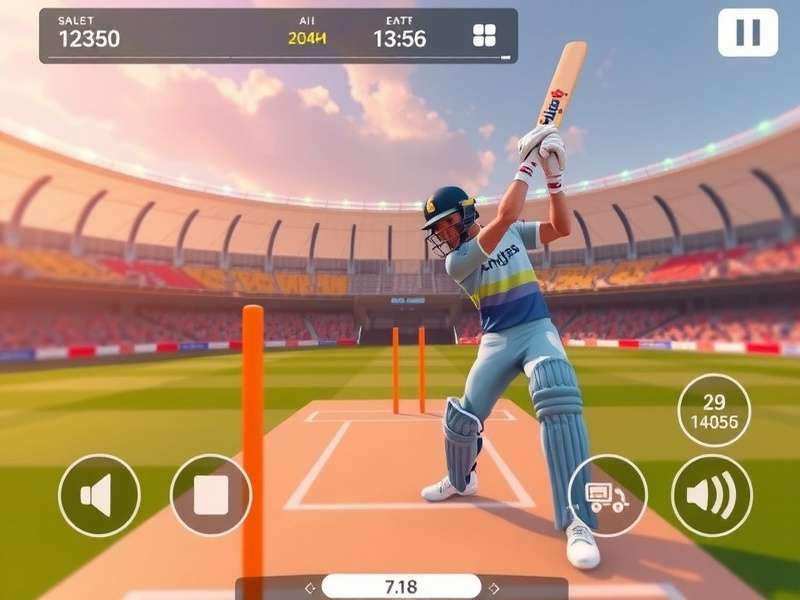 VR Cricket Super Catcher gameplay in virtual reality
